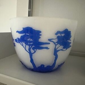 Milk Glass Pot or Bowl